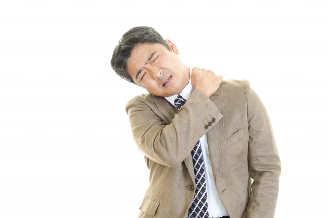 肩こりの男性